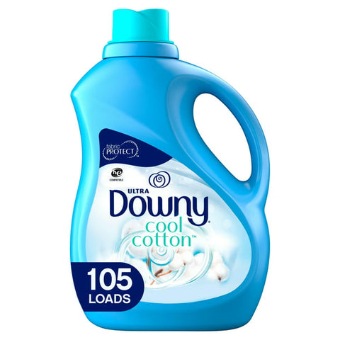 Downy Ultra Liquid Fabric Conditioner, Cool Cotton (90fl. oz., 105loads)