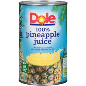 Dole Pineapple Juice, (12/46oz.)