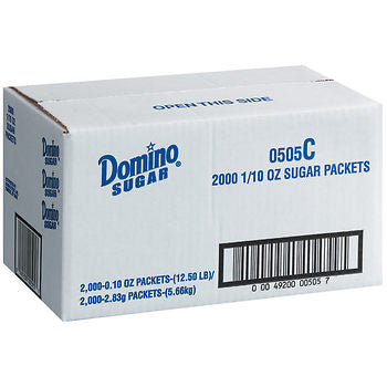 Domino Sugar Packets, 2,000 ct.