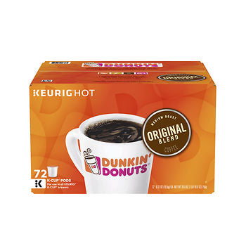 Dunkin' Donuts Original Blend K-Cups, 72 ct.