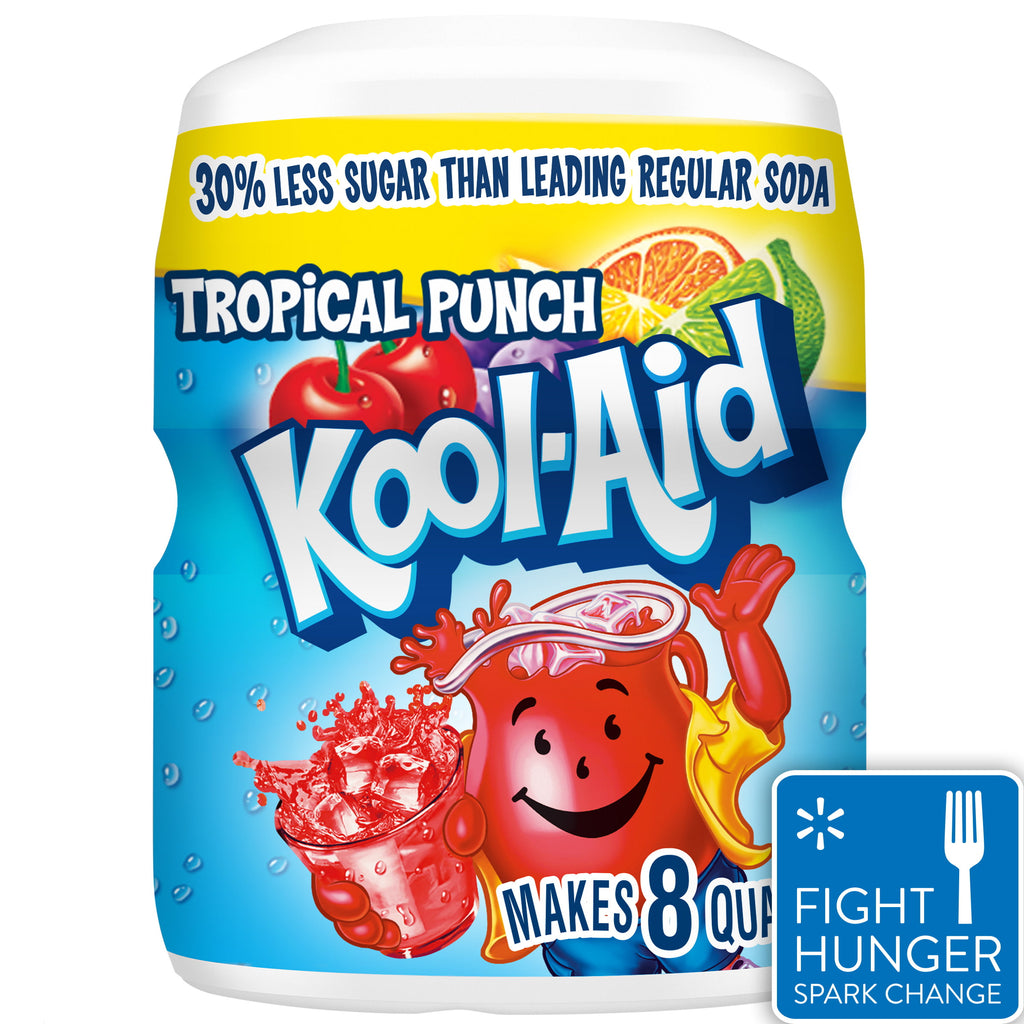 Kool-Aid Sugar Sweetened Powdered Drink Mix, Tropical Punch (19oz.)