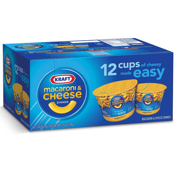 Kraft Macaroni & Cheese Dinner Cups (12 ct.)