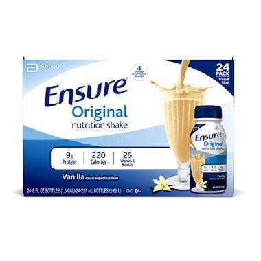 Ensure Original Nutrition Shake, Vanilla (8floz., 24 ct.)