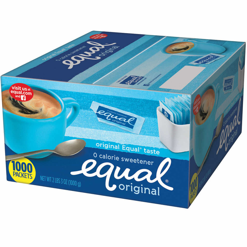 Equal 0 Calorie Sweetener, 1000 Packets