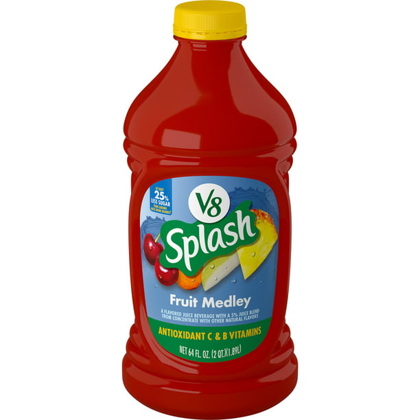 V8 Splash Juice, Fruit Medley, (64oz.)