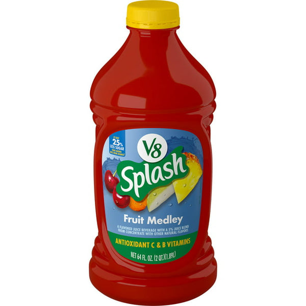 V8 Splash Juice, Fruit Medley, (64oz.)