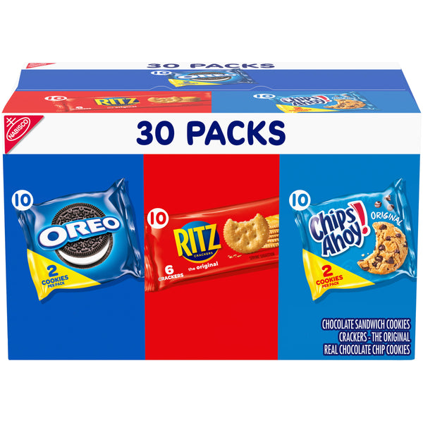 Nabisco Cookies & Cracker Variety Pack, Snack Packs, (30ct.)