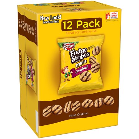 Keebler Fudge Stripes Original Minis Cookies, (12ct.)