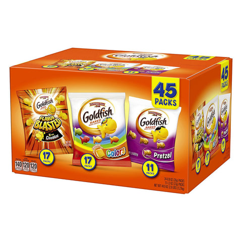 Pepperidge Farm Goldfish Savory Variety Pack (45 ct)