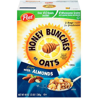 Post Honey Bunches of Oats, Almonds (48oz.)