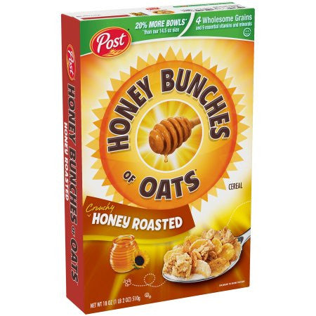 Honey Bunches of Oats (Honey Roasted) 18oz