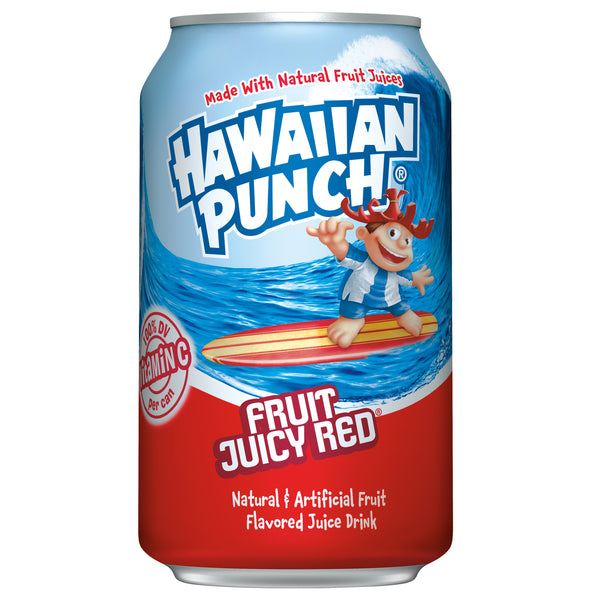 Hawaiian Punch Fruit Juicy Red Drink, (24/12oz)