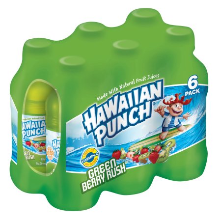 Hawaiian Punch Green Berry Rush, (10oz., 6ct)