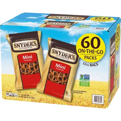 Snyder's Mini Pretzels (1.5 oz., 60 ct.)
