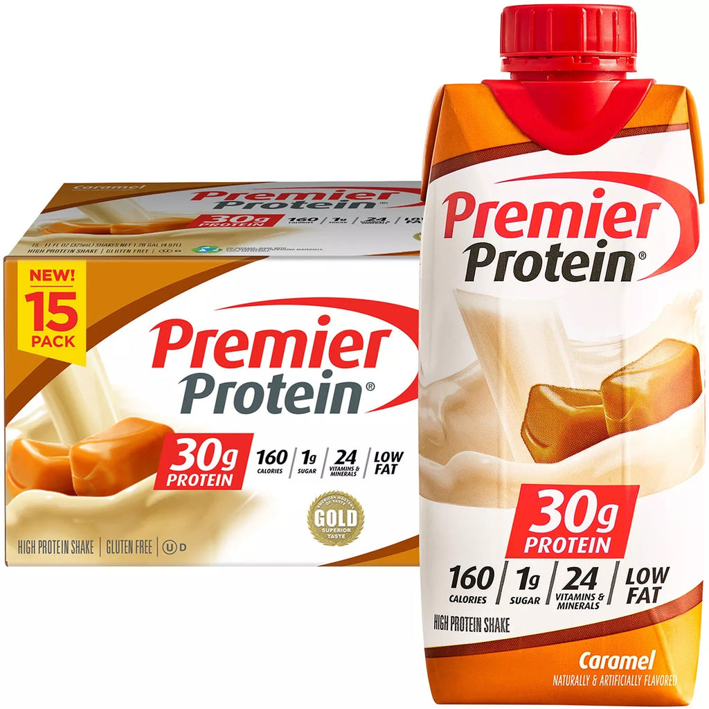 Premier Protein High Protein Shake, Caramel (11fl. oz., 15pk.)