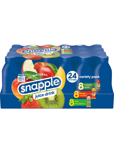 Snapple Juice Drink Variety, (24/20oz)