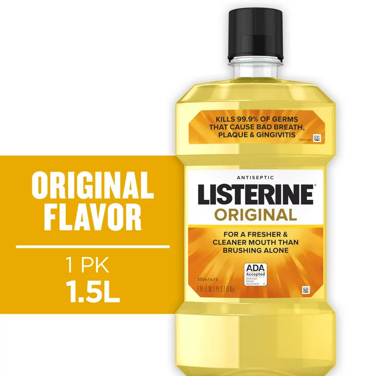 Listerine Original Antiseptic Mouthwash (1.5L.)