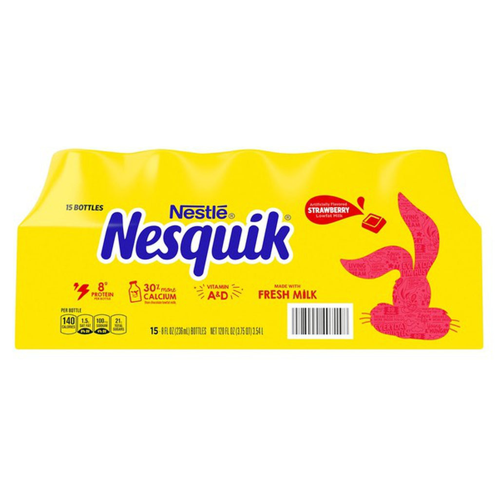 Nesquik Strawberry Low Fat Milk, (15/10oz.)