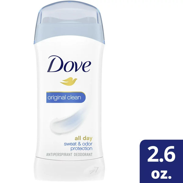 Dove Women’s Antiperspirant Deodorant, Original Clean (2.6 oz.)