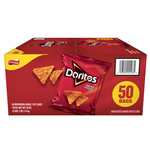 Doritos Nacho Cheese Tortilla Chips 1 oz. (50 ct.)
