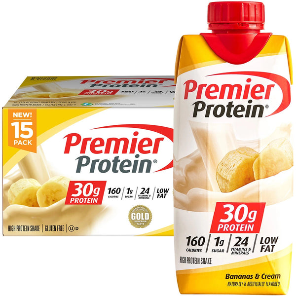Premier Protein High Protein Shake, Banana & Cream (11fl. oz., 15pk.)