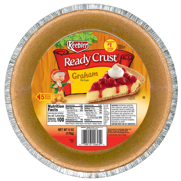 Ready Crust Keebler 9 Inches Graham Pie Shell (6oz.)