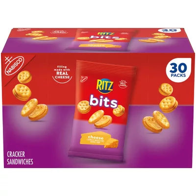 Nabisco Ritz Bits Cheese Cracker Sandwiches (1.5 oz. packs, 30 ct.)
