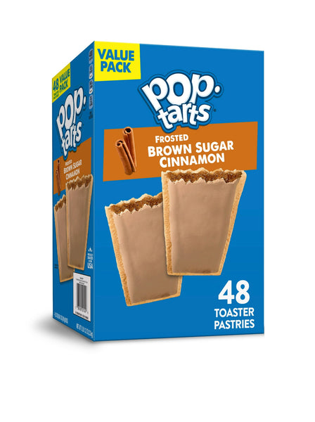 Kellogg's Pop Tarts Brown Sugar Cinnamon, (48ct.)