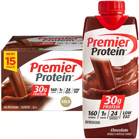 Premier Protein High Protein Shake, Chocolate (11fl. oz., 15pk.)