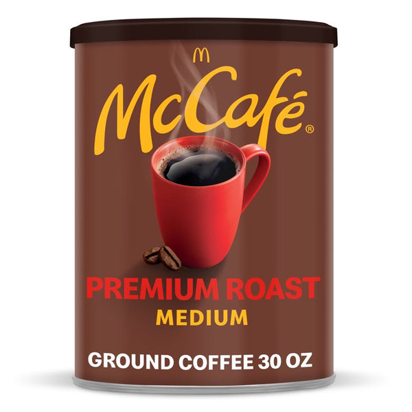 McCafe Premium Roast Medium Ground Coffee, Caffeinated, (30oz.)