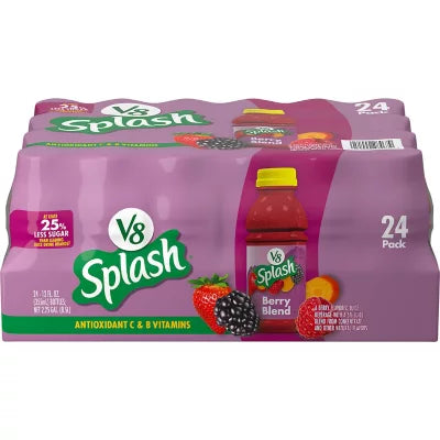 V8 Splash Juice, Berry Blend, (24ct., 12oz.)