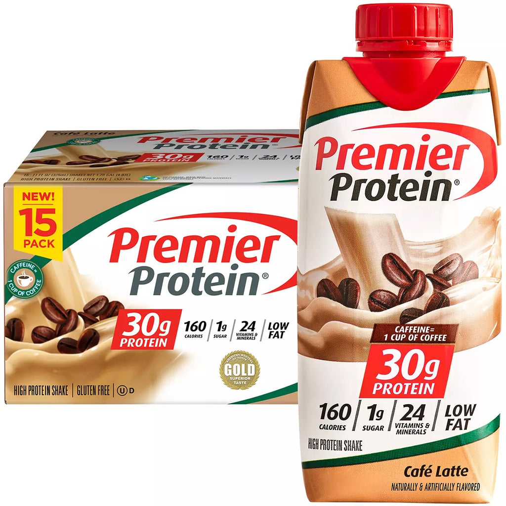 Premier Protein High Protein Shake, Cafe Latte (11fl. oz., 15pk.)