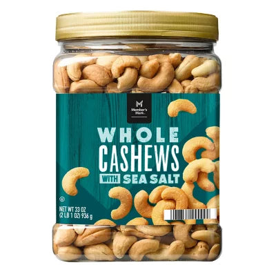 Member's Mark Whole Cashews with Sea Salt (33 oz.)
