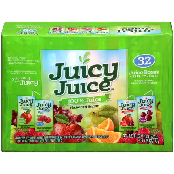Juicy Juice 100% Juice, (4.23 fl oz, 32ct)