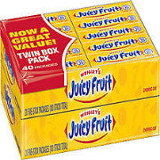 Wrigley's Juice Fruit Chewing Gum 40pk/5ct
