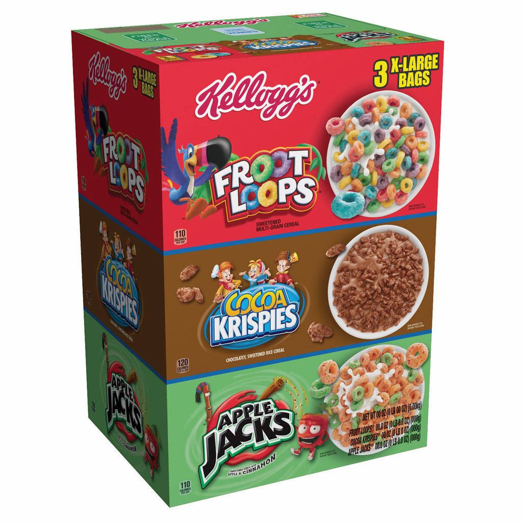 Kellogg's Tri-Fun Cereal Pack, (58 oz.)