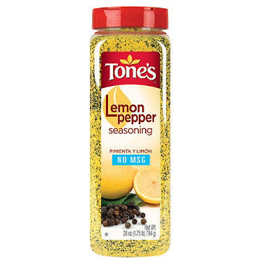 Tone's Lemon Pepper Seasoning, (28oz.)