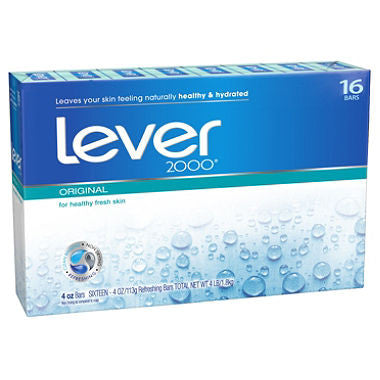 Lever 2000 Bar Soap Original, (12ct.,4 oz.)