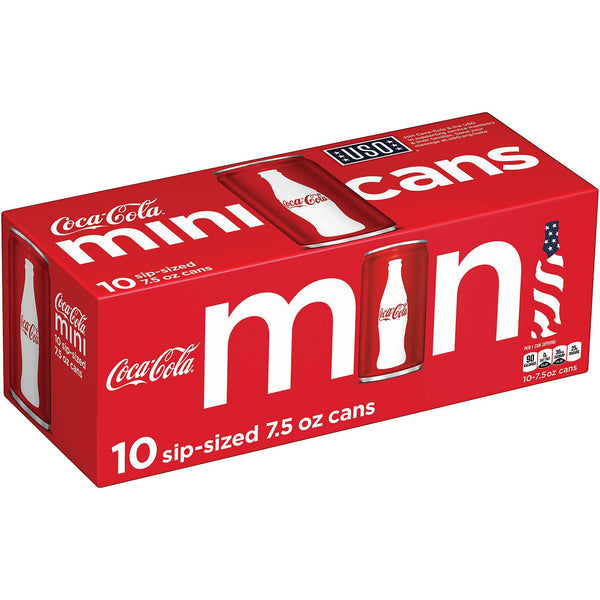Coca-Cola Mini Cans (7.5 oz., 10pk.)