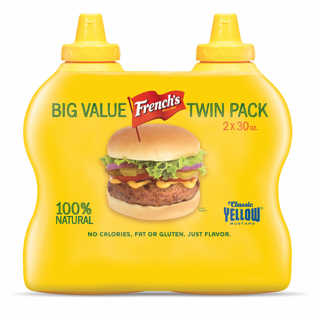 French's Yellow Mustard, (30 oz./2pk.)