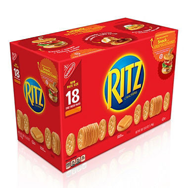 Nabisco Ritz Crackers (18 Pks)