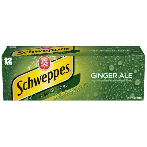 Schweppes Ginger Ale 12Pk