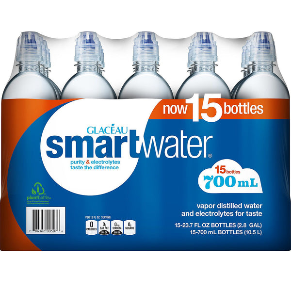 Glaceau SmartWater (700 ml bottles)