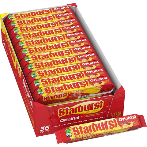Starburst Fruit Chews ( 2.07 oz. 36 ct.)