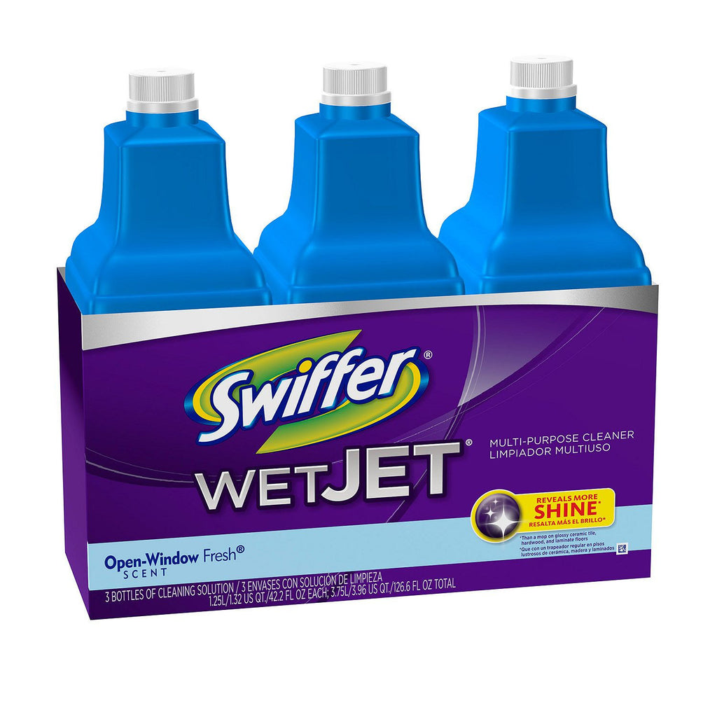 Swiffer WetJet Multi-Purpose Floor Cleaner Solution - 3/1.25 L