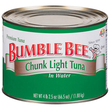 Bumble Bee Chunk Light Tuna in Water, (66.5oz.)