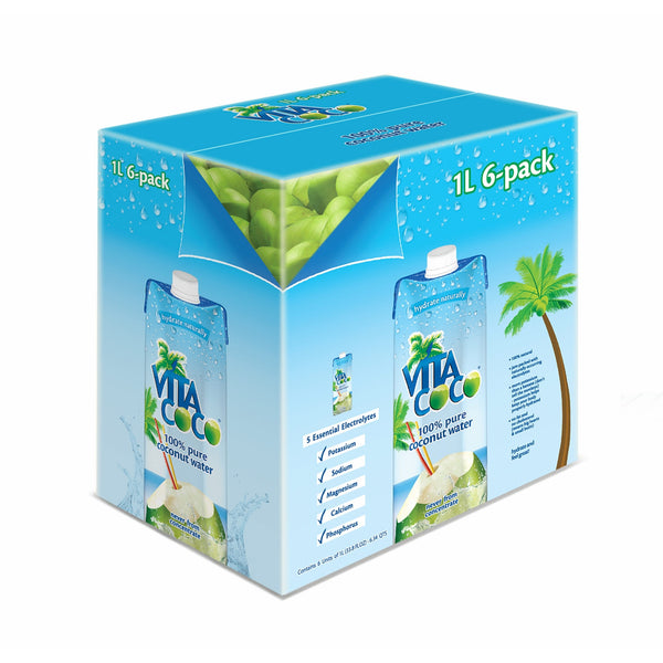 Vita Coco Pure Coconut Water, (6 pk./1L)